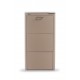 KIBO 9 Pair Shoe Storage Cabinet, 3 Tilt-Out compartments