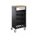 carrito de almacenaje cocina negro