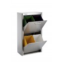 cubo de basura reciclaje vertical