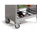 stainless steel kitchen cart