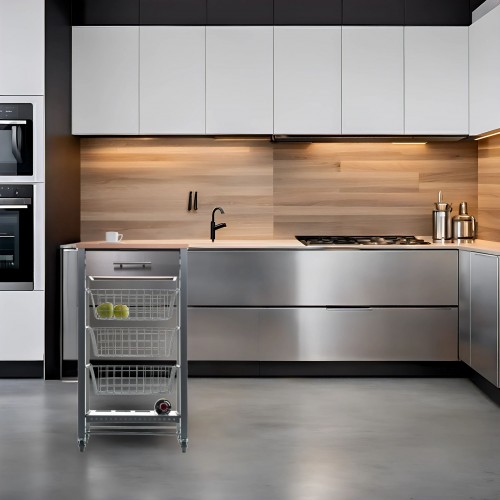 metal kitchen cart
