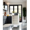 white kitchen cart