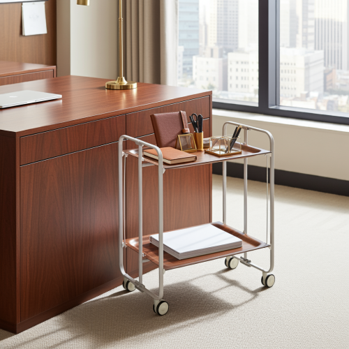 Modern 2-Tier Folding Bar & Kitchen...