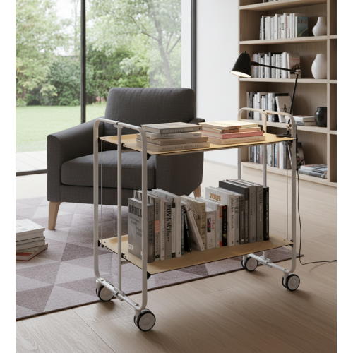 Modern 2-Tier Folding Bar & Kitchen...