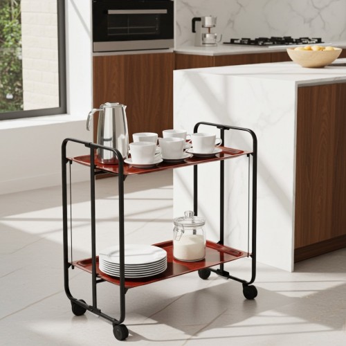 Modern 2-Tier Folding Bar & Kitchen...