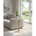 SKANDY sand end table next to couch